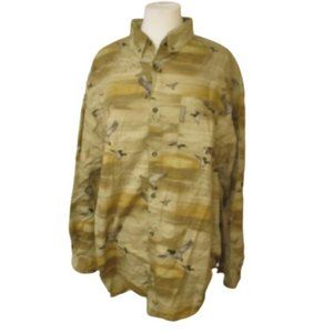 Columbia Duck Hunting Hunter Wildlife Button Up Top